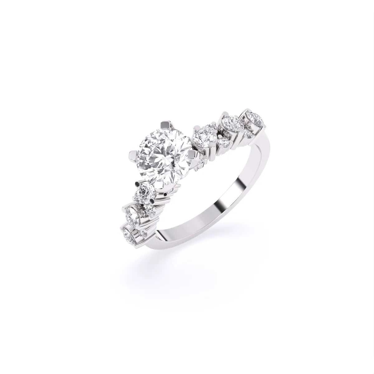 Stunning Sparkle & Timeless Cluster Ring