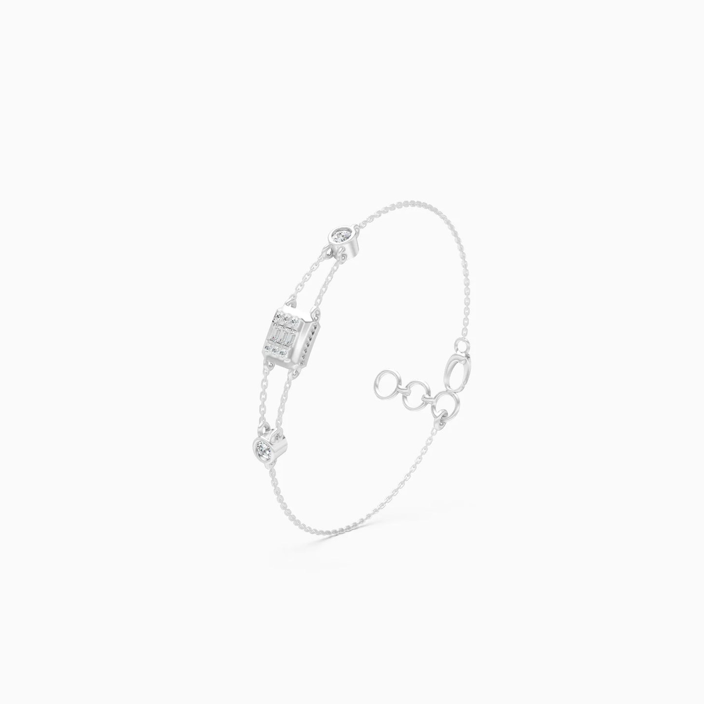 Minimal Luxe Bar Lab Grown Diamond Bracelet