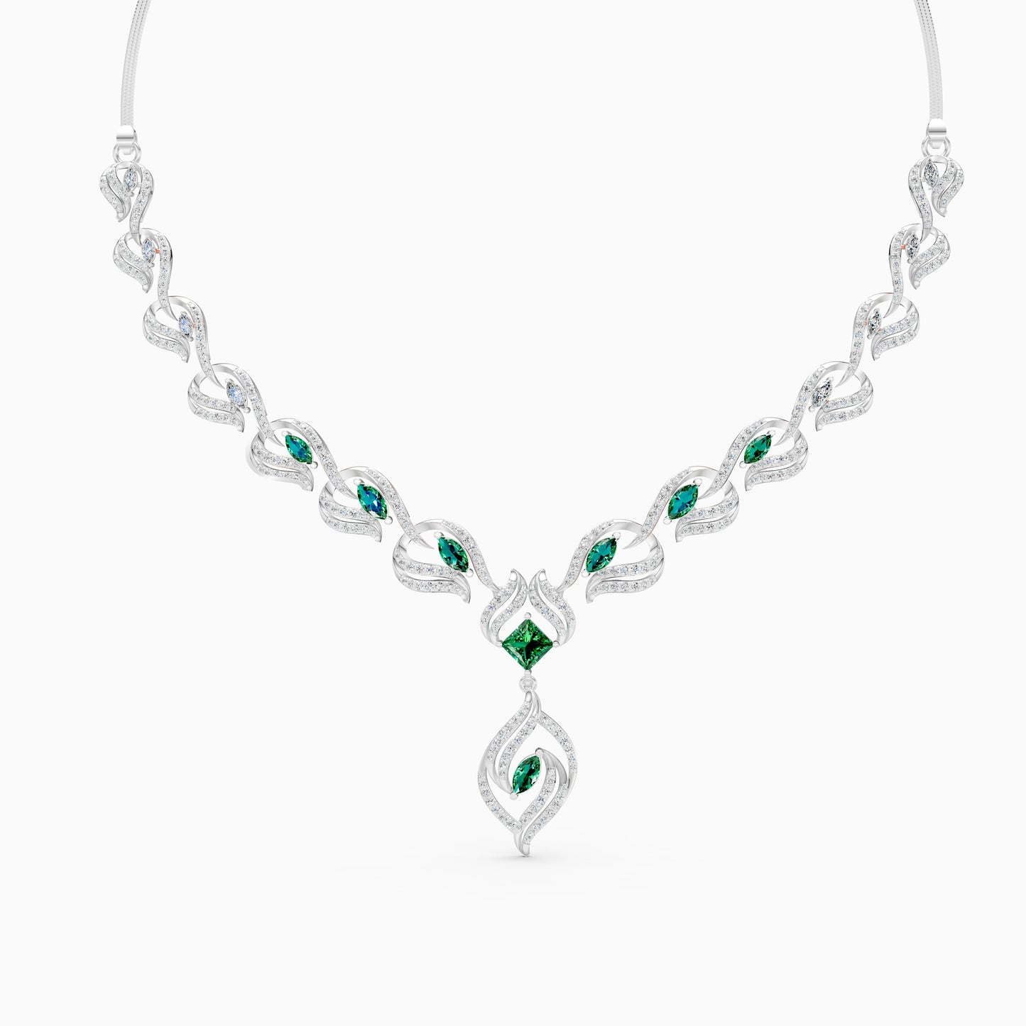 Forever Curve Lab Grown Diamond Necklace