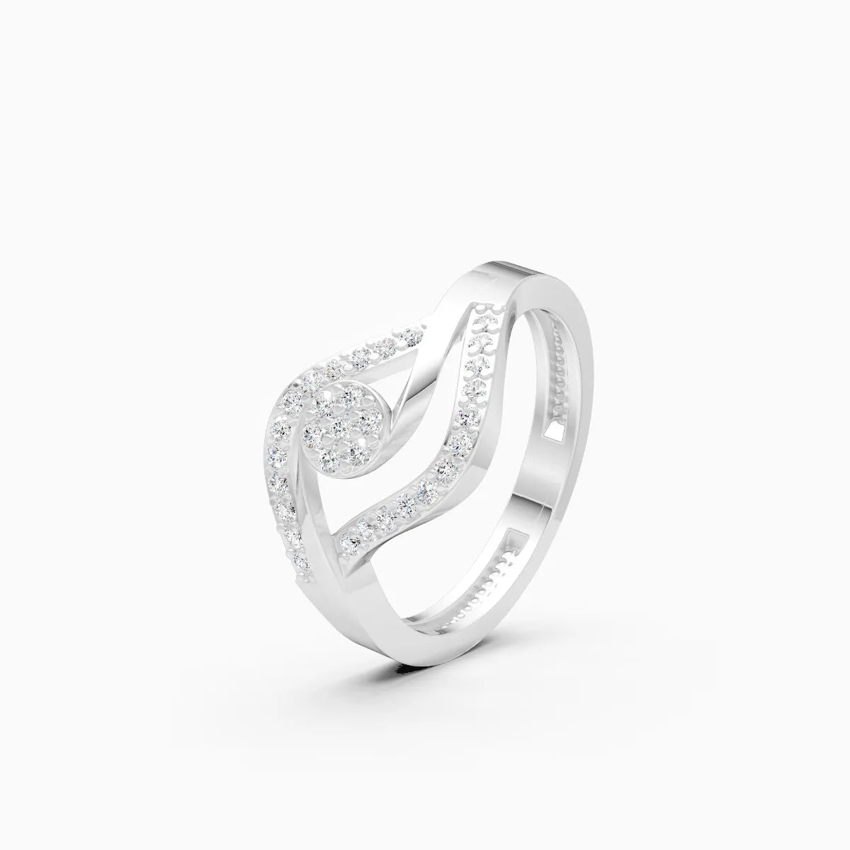 Mordern Style Lab Diamond Ladies Ring