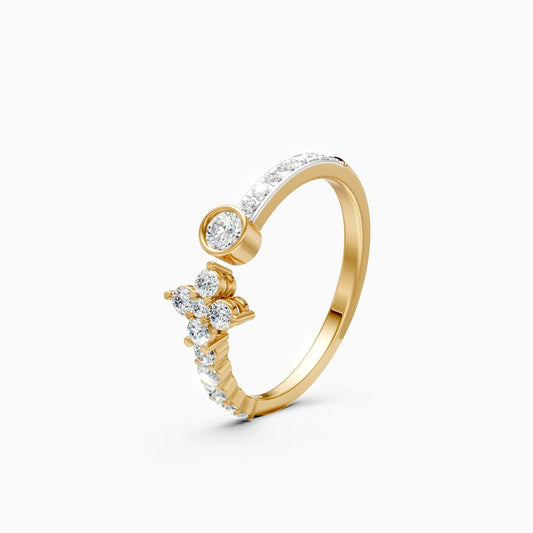 Round Minimalist Lab grown Diamond Ring