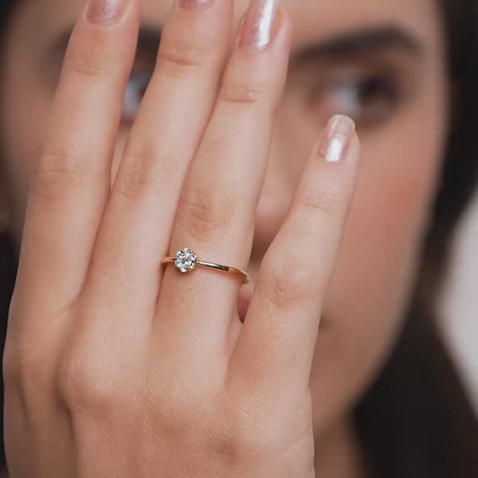 Classic Floral Diamond Cluster Ring