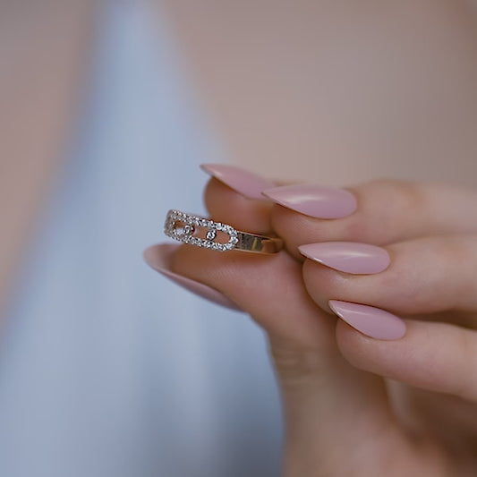 Vintage Halo Diamond Statement Ring