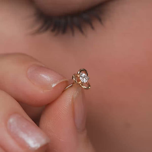 Trillium Bloom Studs