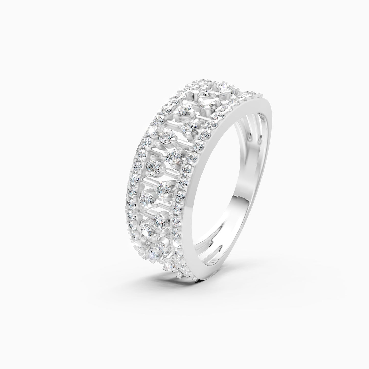 Antique Round Diamond Cluster Ring For Her