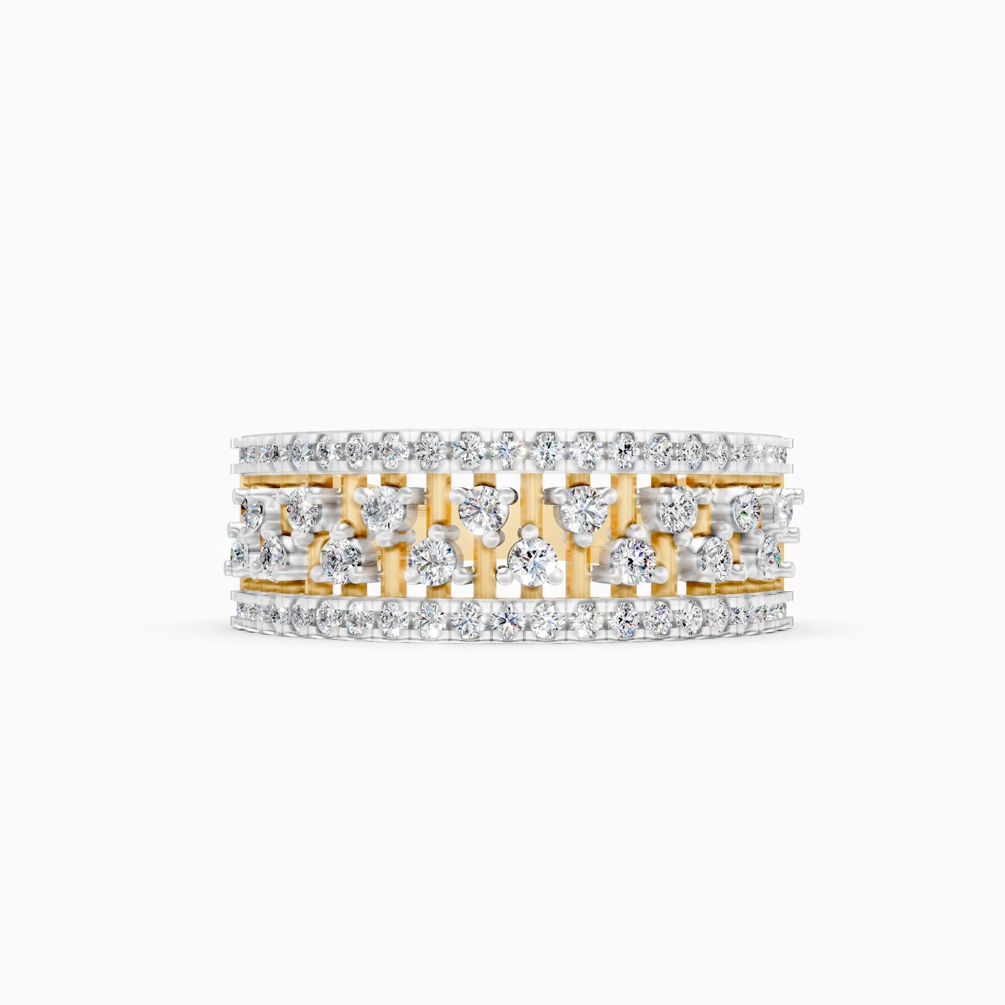 Antique Round Diamond Cluster Ring For Her